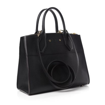 Louis Vuitton Taurillon City Steamer PM Black 3 of 10