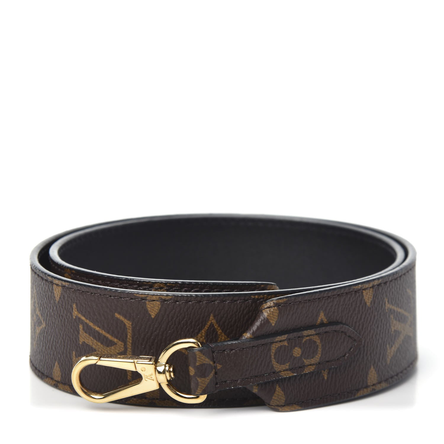 Louis Vuitton Monogram Bandouliere Shoulder Strap Black 1 of 3