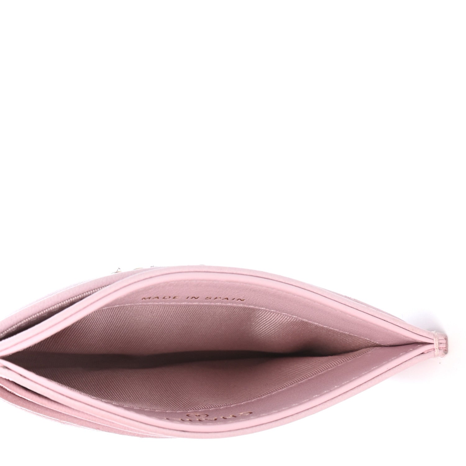 Chanel Lambskin Quilted Chanel 19 Card Holder Light Pink 5 of 9