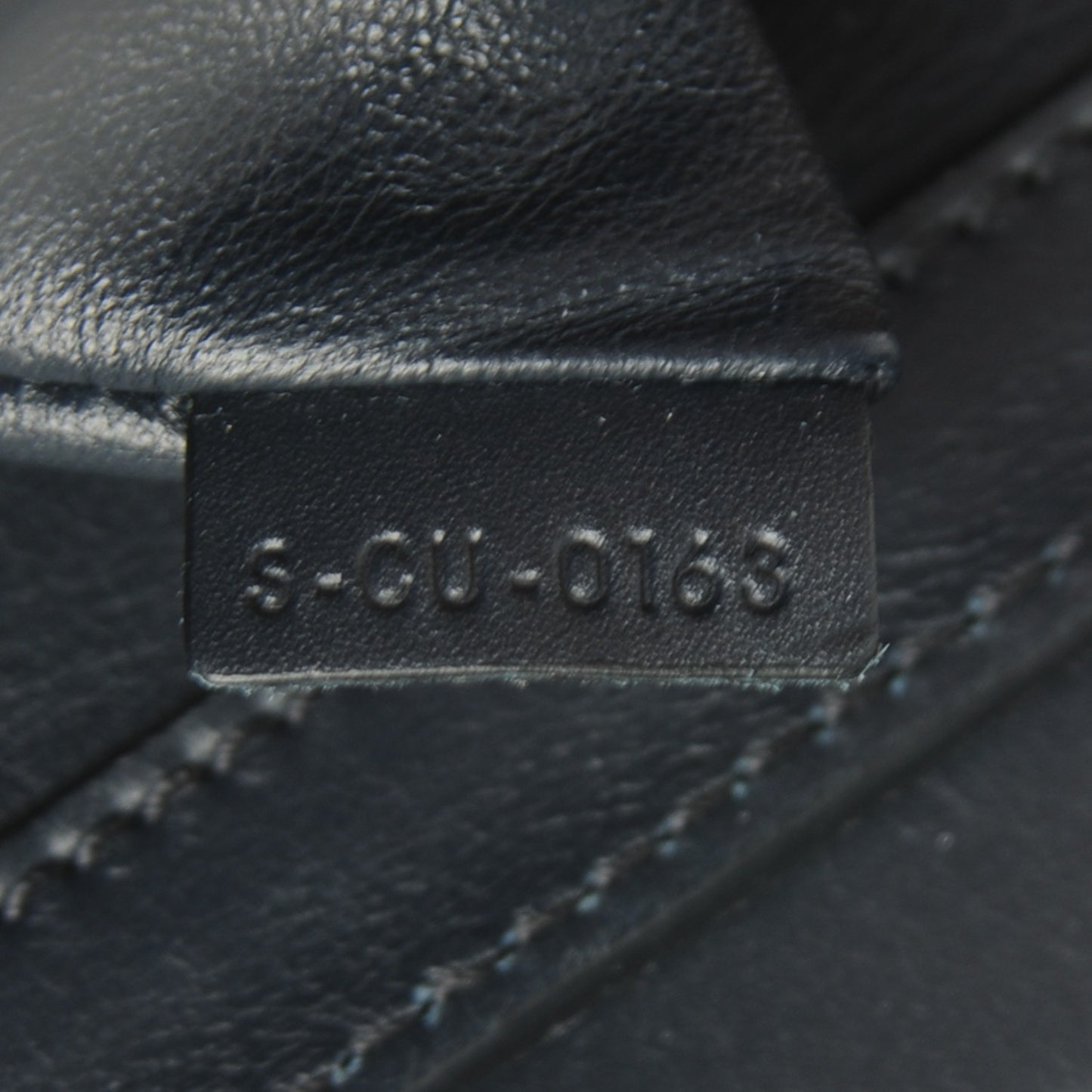 Smooth Calfskin Micro Luggage Navy Blue
