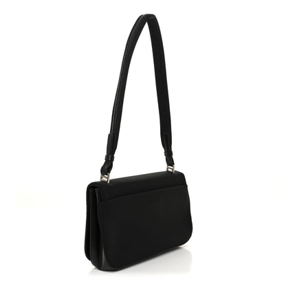 Prada Canvas Soft Calfskin Super Basic 100 Shoulder Bag Black 3 of 14