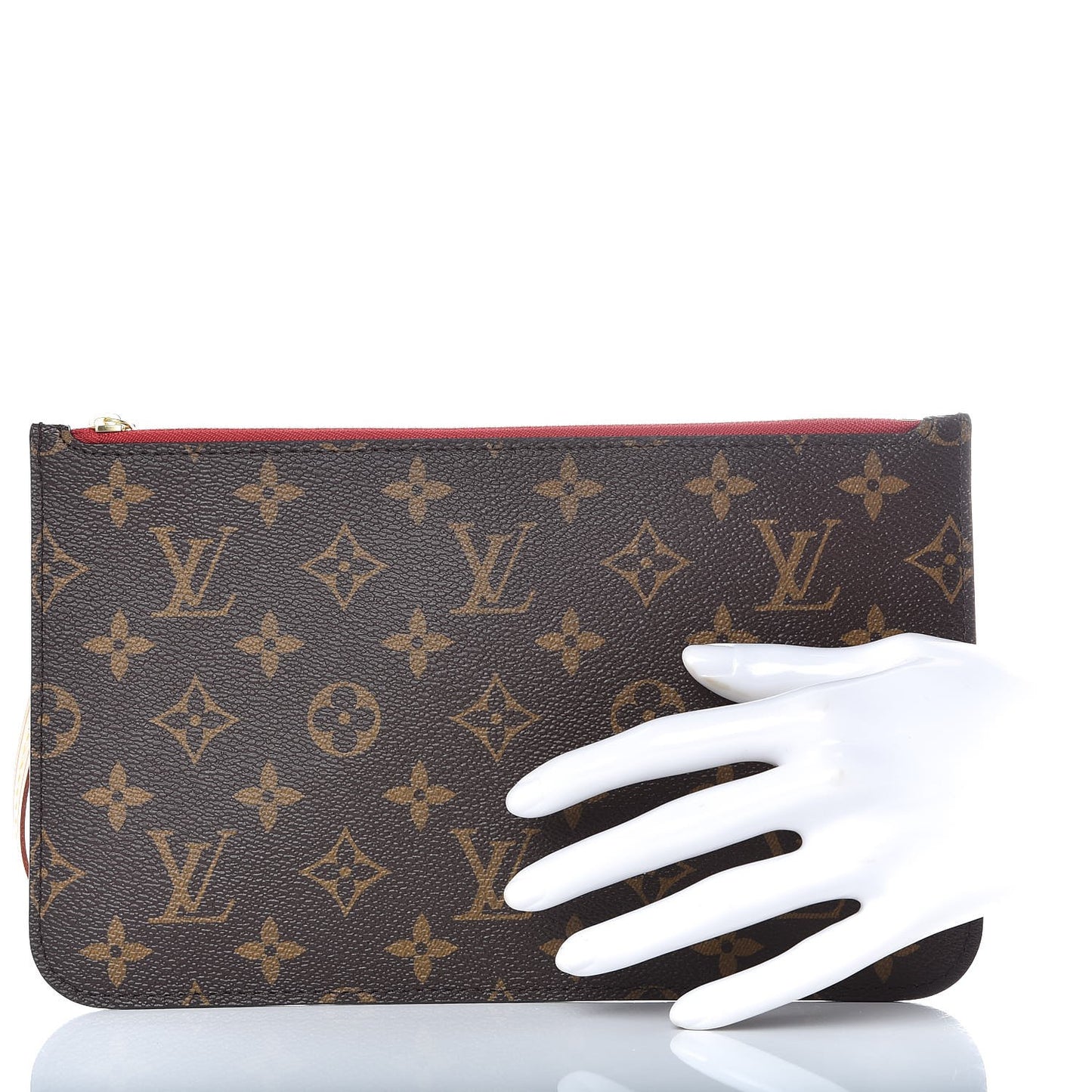 Monogram Neverfull MM GM Pochette Cherry