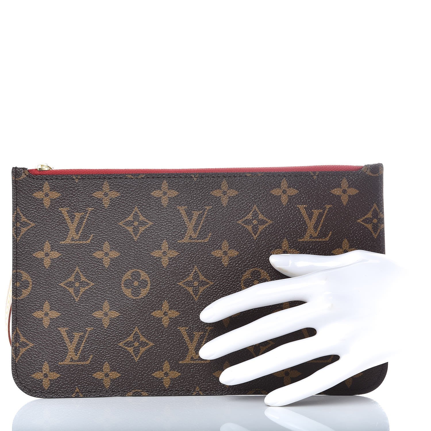 Louis Vuitton Monogram Neverfull MM GM Pochette Cherry 2 of 7