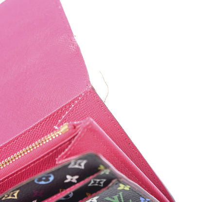 Louis Vuitton Monogram Multicolor Sarah Wallet Black Grenade 6 of 7
