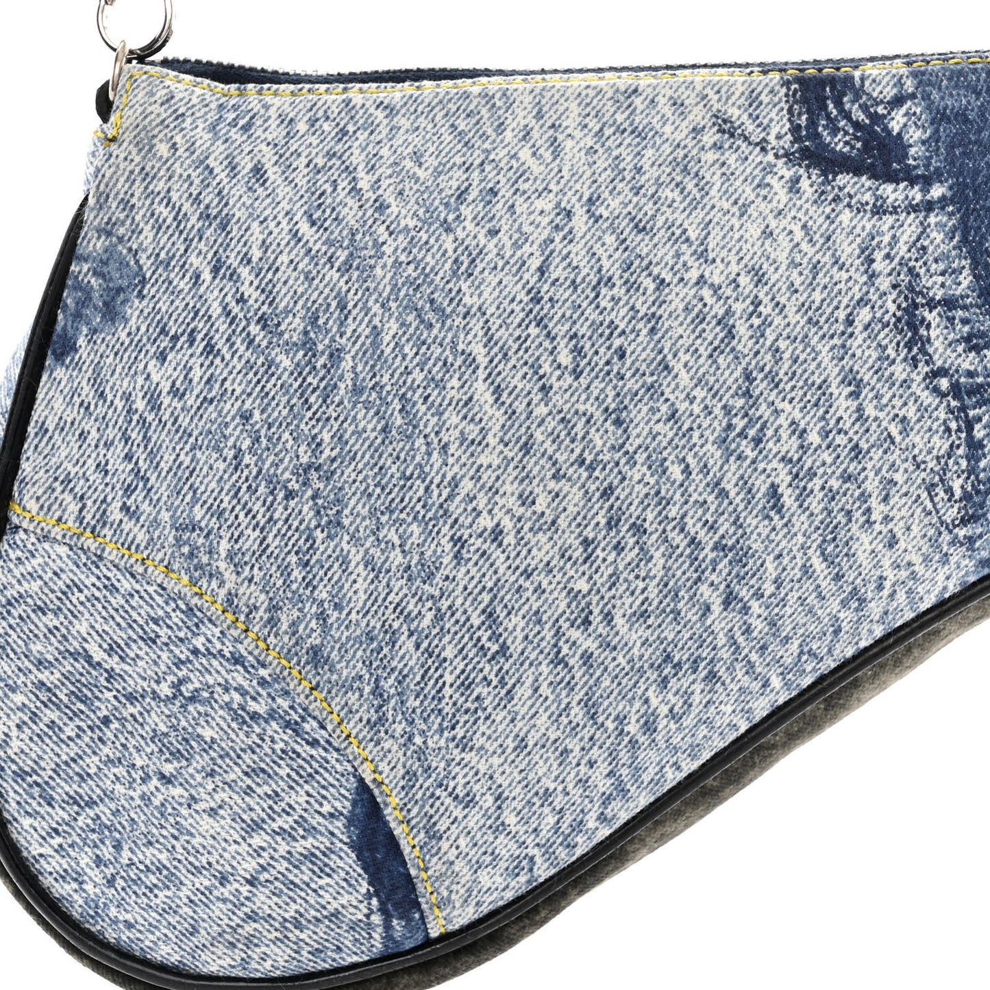 Denim Saddle Pochette Blue