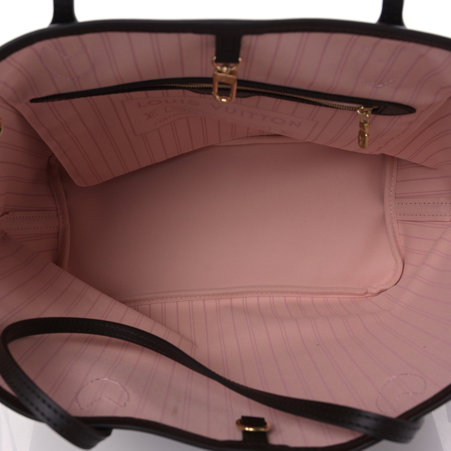 Damier Ebene Neo Neverfull MM Rose Ballerine