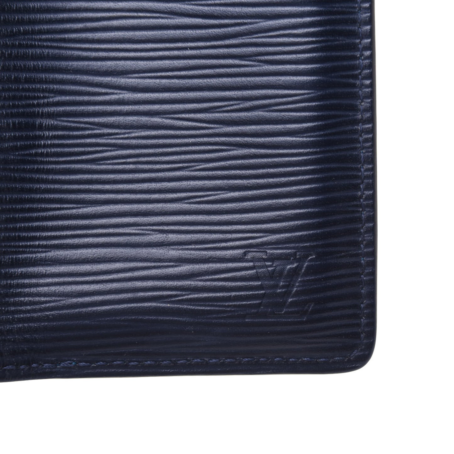 Epi Monogram Patchwork Pocket Organizer NM Indigo