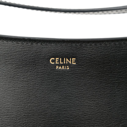 Celine Shiny Calfskin Medium Croque Bag Black 6 of 11
