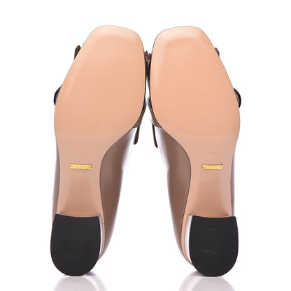 Gucci Malaga Kid Pearly GG Marmont Fringe 50mm Loafer Pumps 38.5 Porcelain Rose 5 of 10