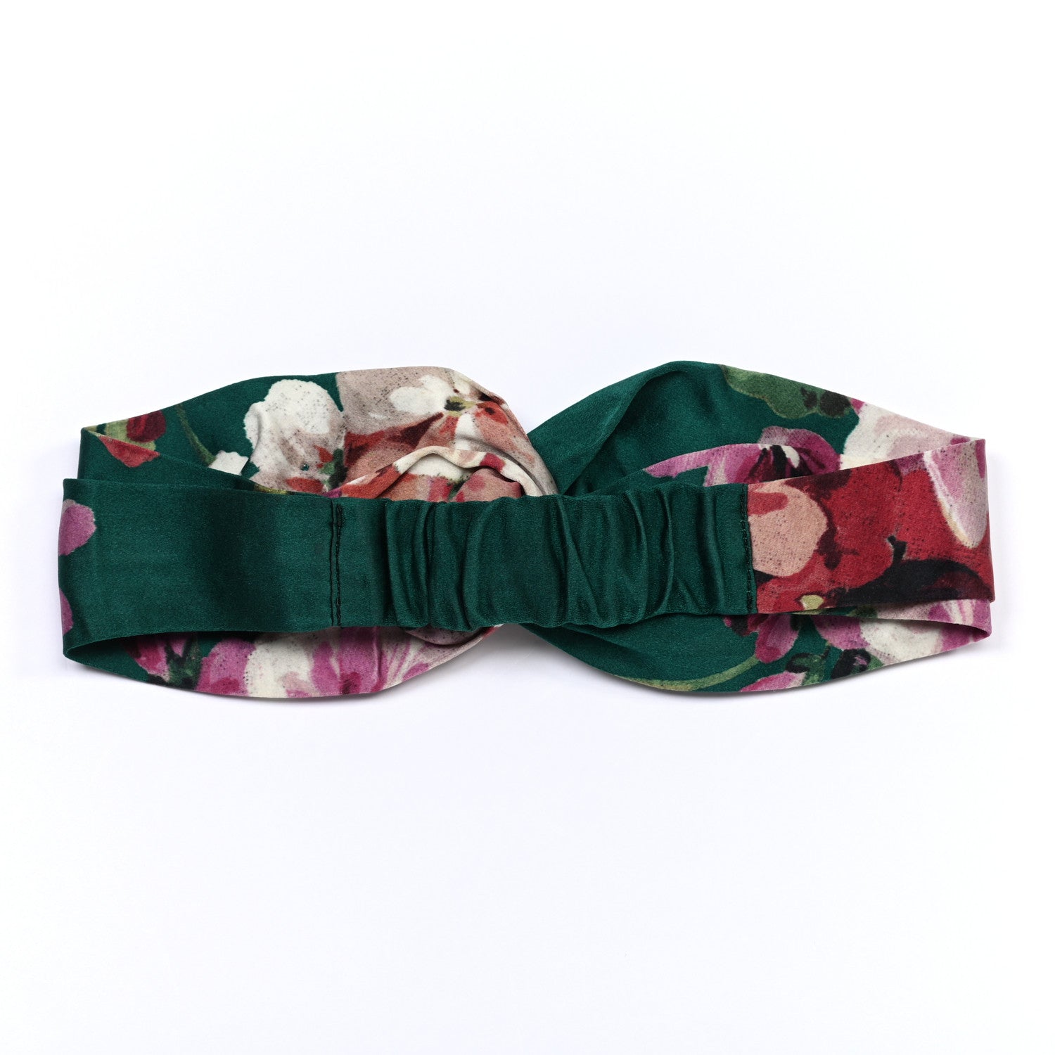 Gucci Silk Blooms Print Duchesse Headband Grass 4 of 6