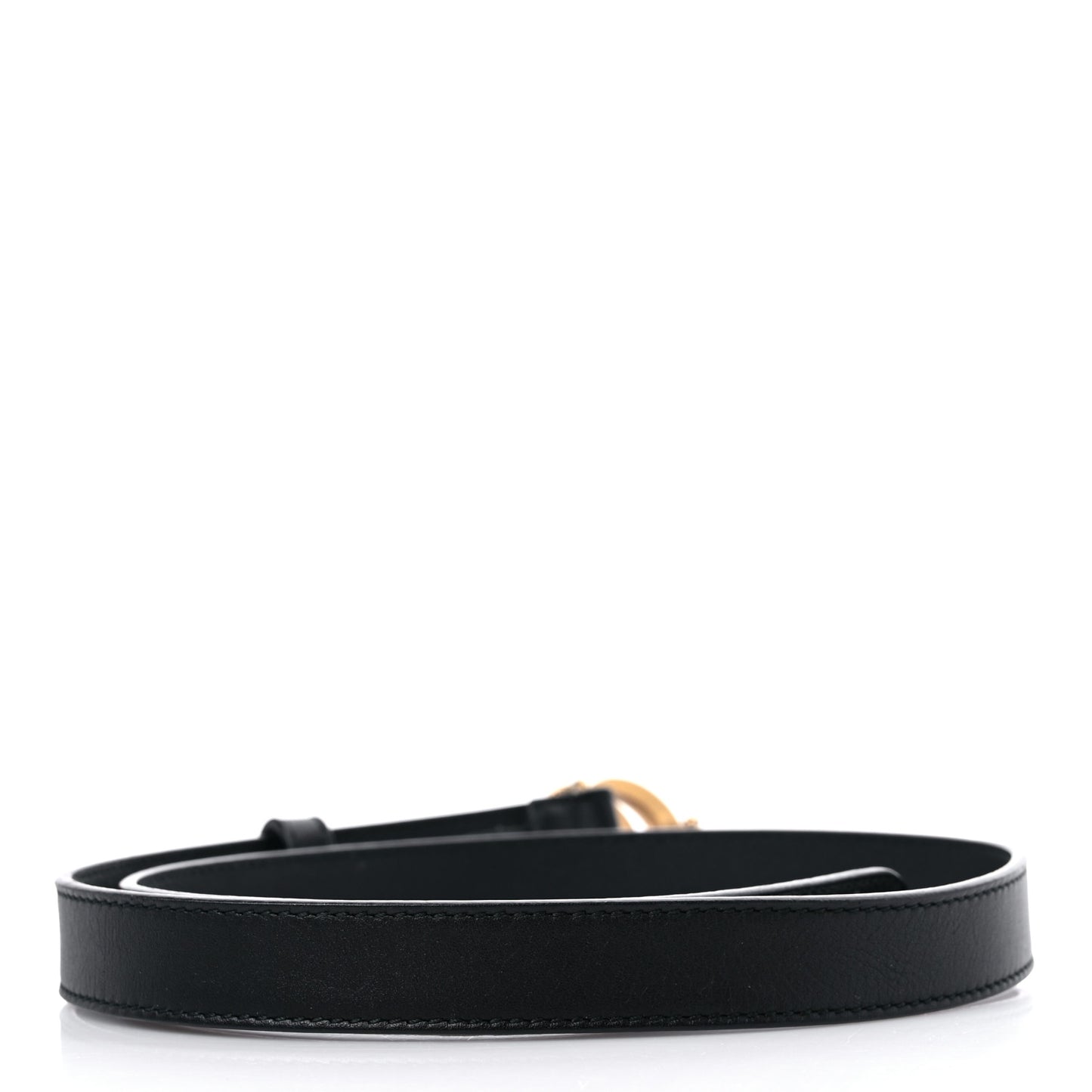 Calfskin Double G 20mm Belt 65 26 Black