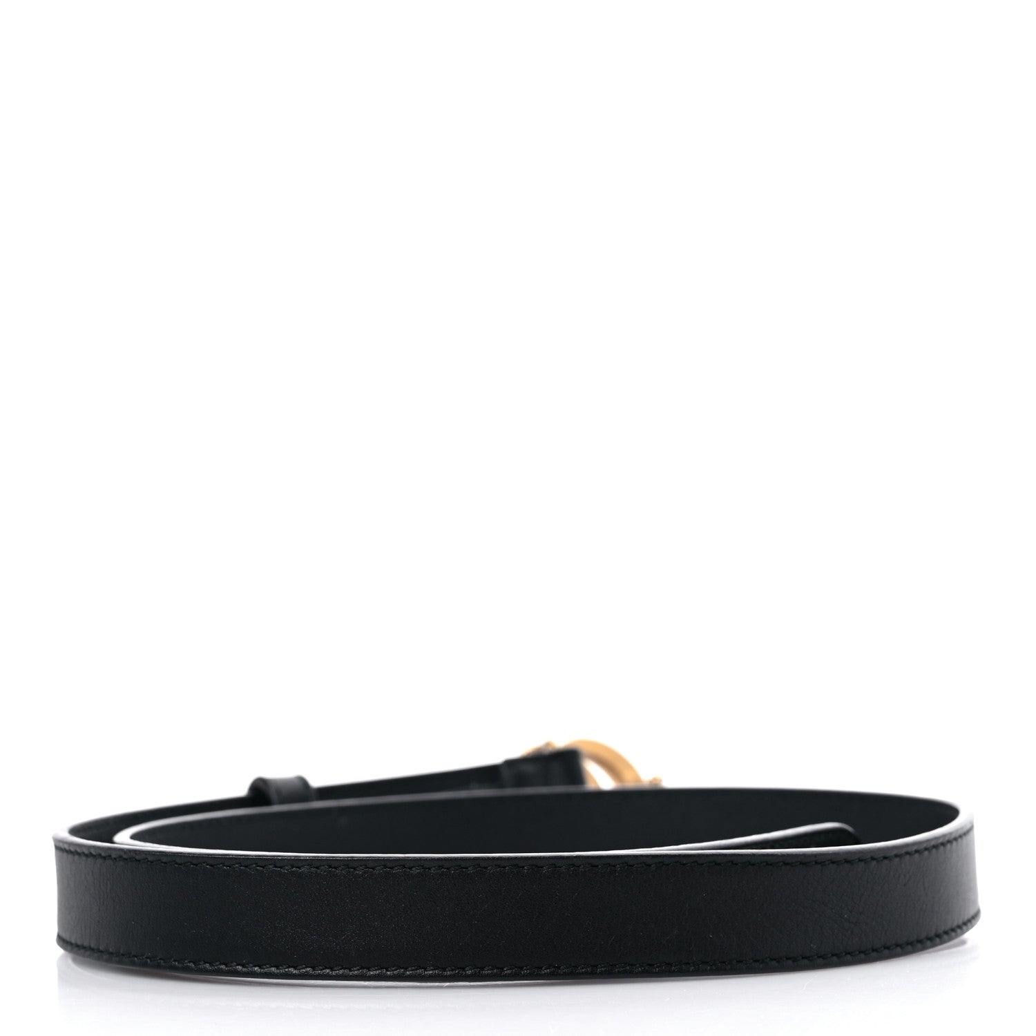 Gucci Calfskin Double G 20mm Belt 65 26 Black 2 of 5