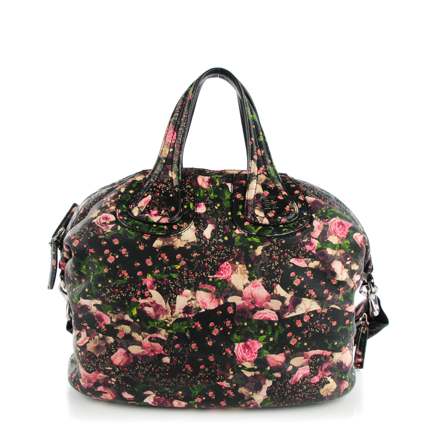 Givenchy Lambskin Roses Camouflage Print Medium Nightingale Black 1 of 7