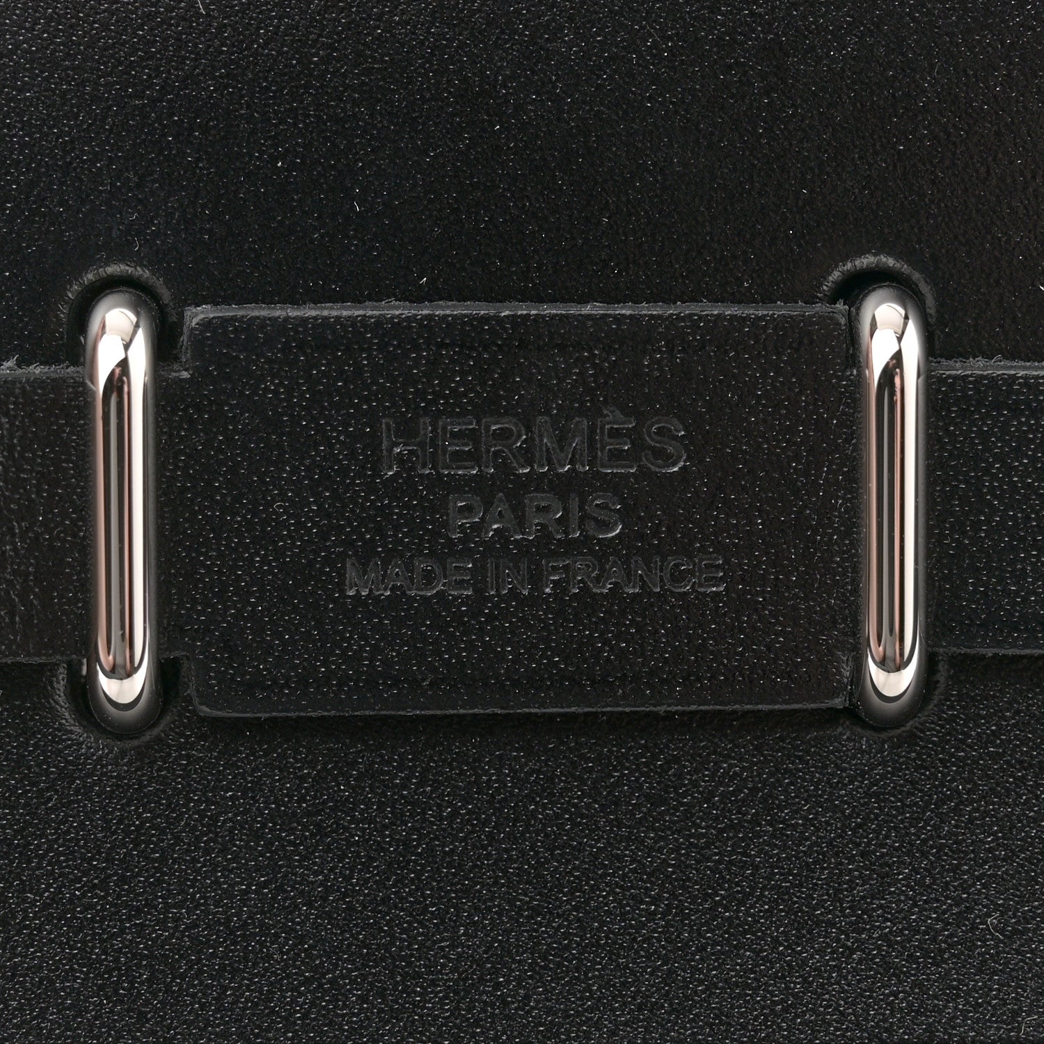 Hermes Military Toile Vache Hunter Herbag Zip Retourne 20 Black 6 of 11