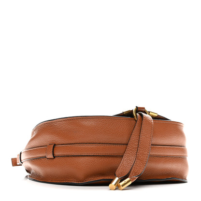 Chloe Calfskin Medium Marcie Round Crossbody Bag Tan 4 of 13
