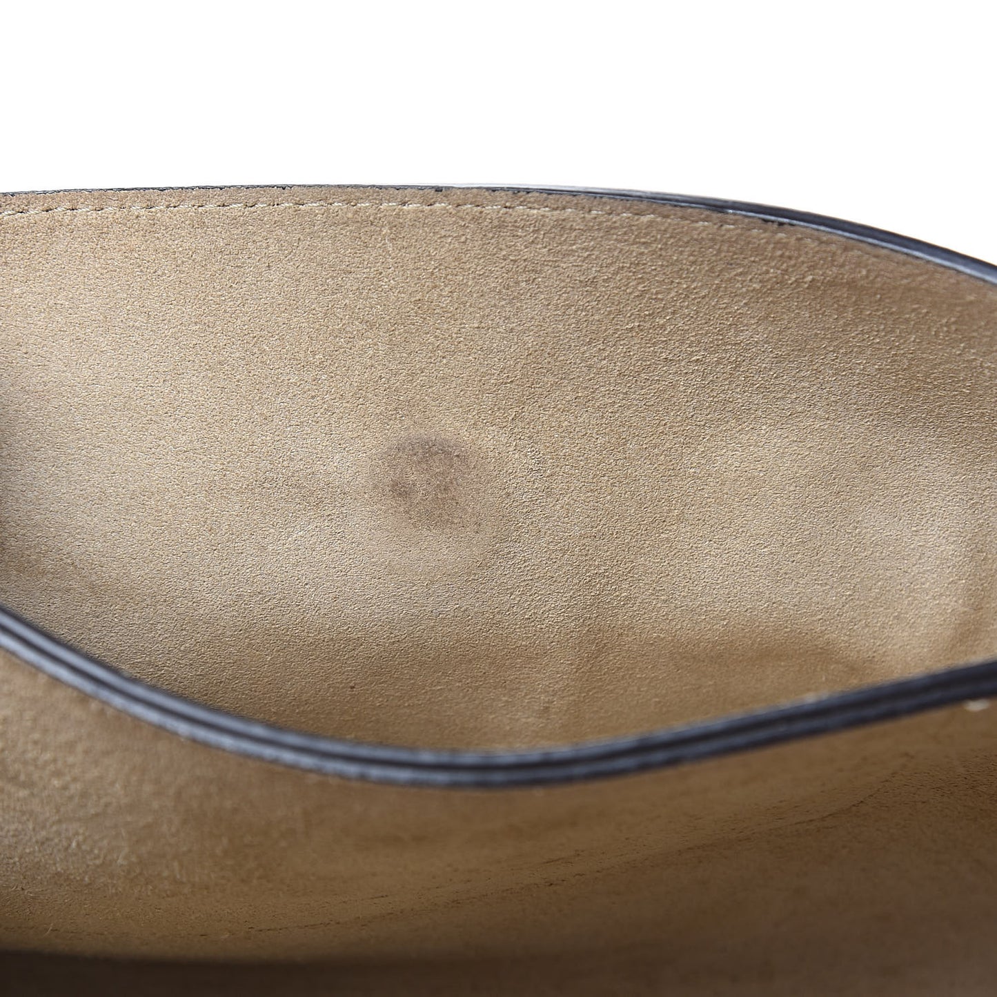 Suede Calfskin Small Faye Shoulder Bag Motty Grey