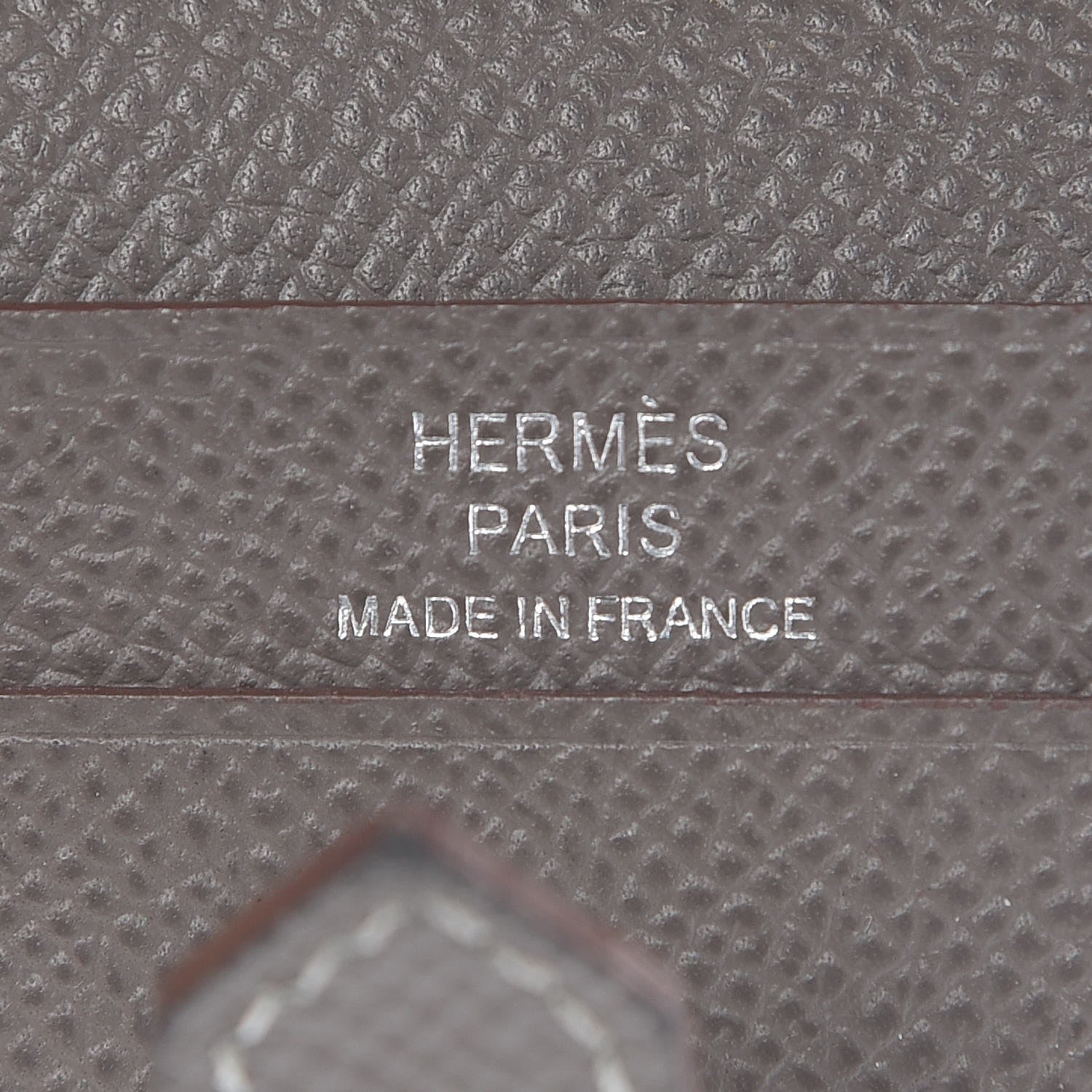 Hermes Epsom Bearn Card Holder Wallet Etain 6 of 9