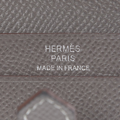 Hermes Epsom Bearn Card Holder Wallet Etain 6 of 9