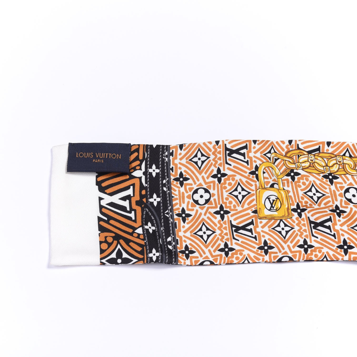 Louis Vuitton Silk Monogram Crafty Confidential Bandeau Caramel 3 of 3