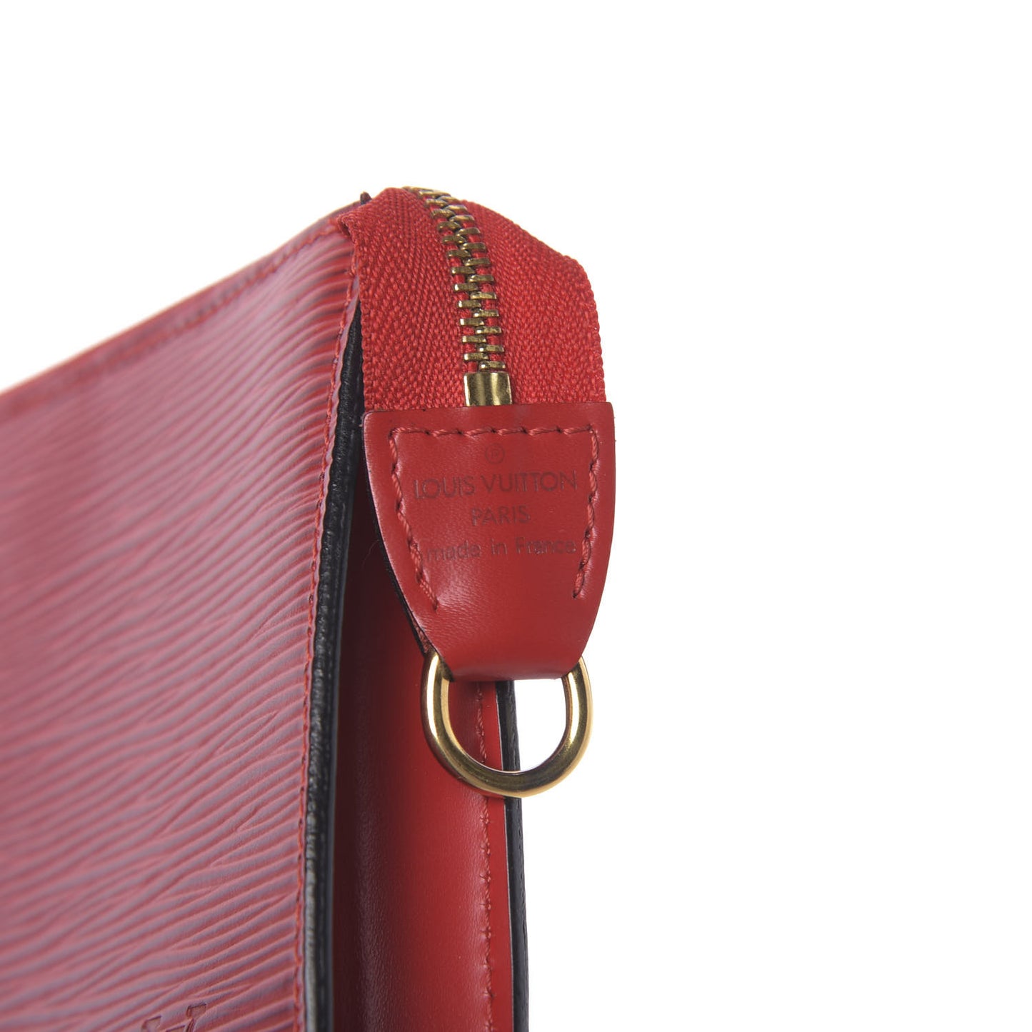 Epi Pochette Accessories 24 Castillan Red