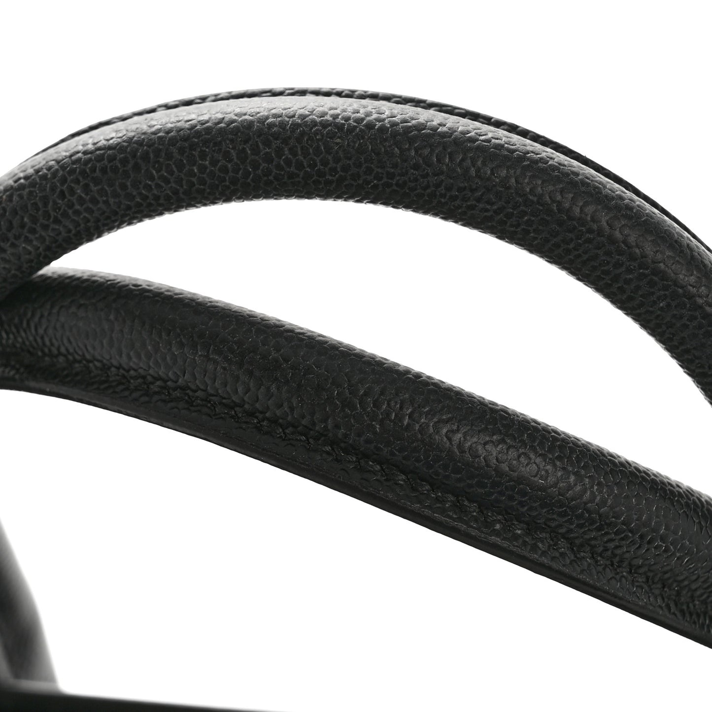 Grained Calfskin Small Sac De Jour Black