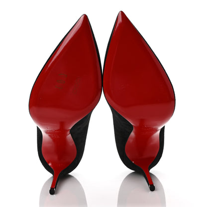 Christian Louboutin Suede Pigalle Pumps 38.5 Black 5 of 9