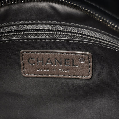 Chanel Glazed Calfskin Large Twisted Tote Black 6 of 10