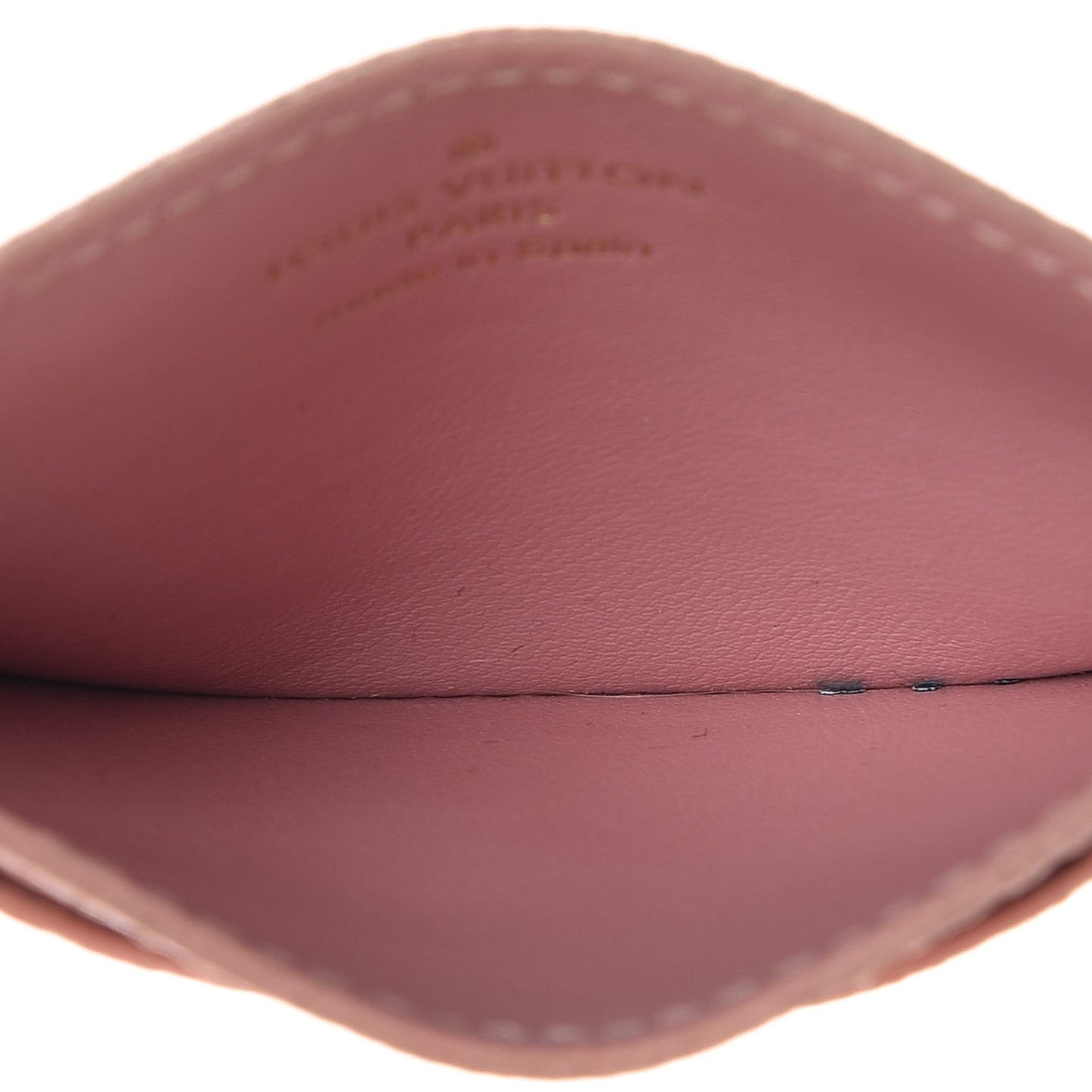 Damier Ebene Caissa Card Holder Rose Ballerine