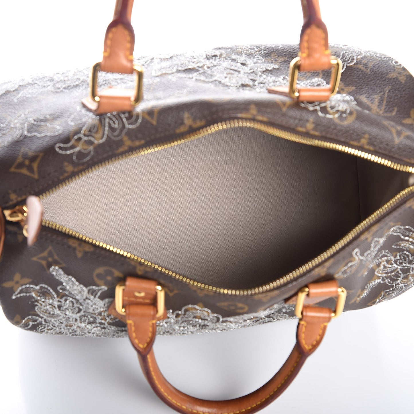 Monogram Dentelle Speedy 30 Silver