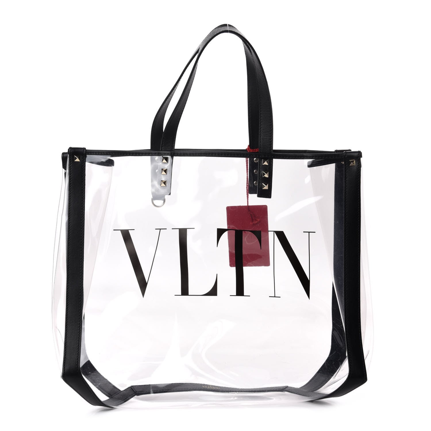Valentino Garavani Plexy VLTN Small Shopping Bag Transparent 1 of 9