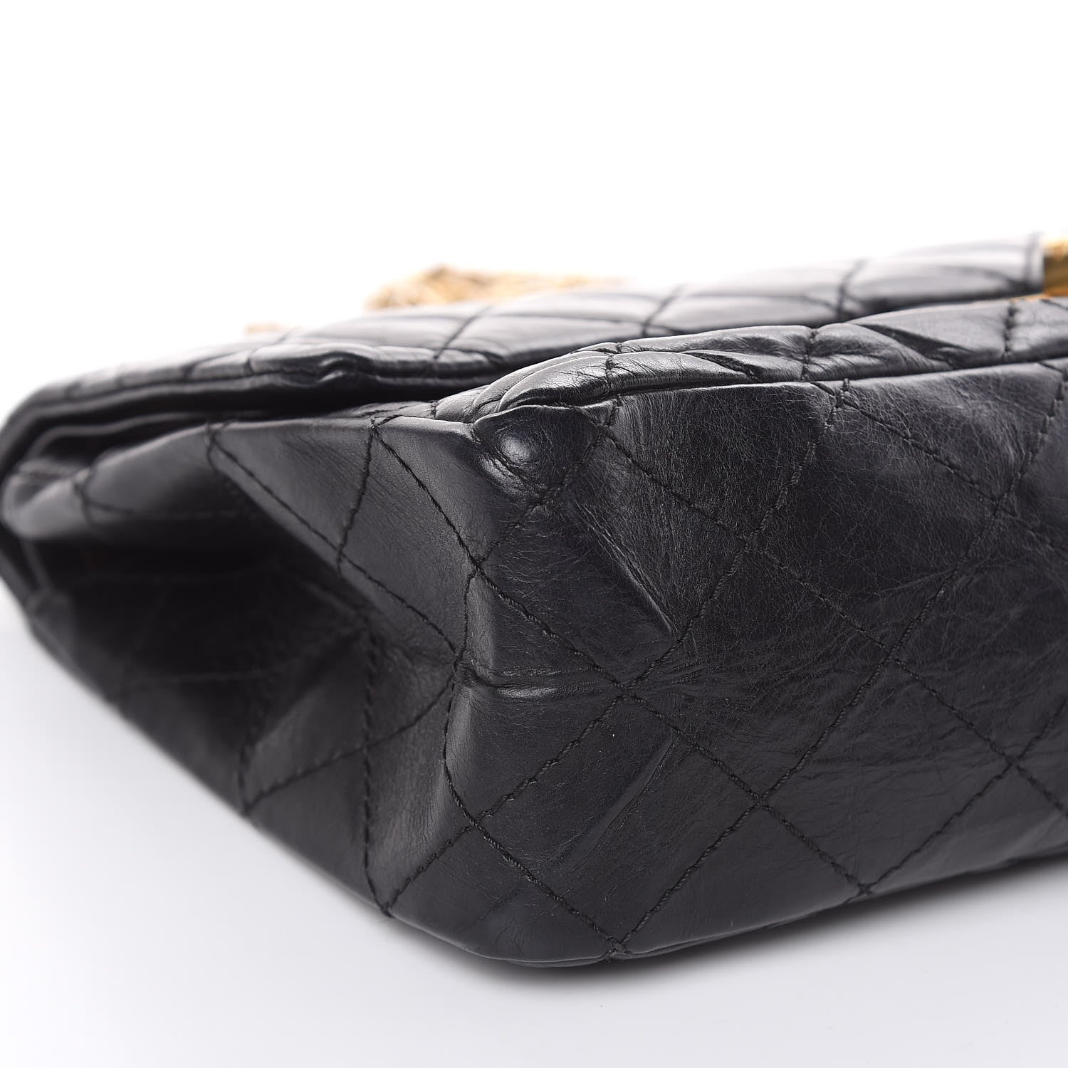 Chanel Aged Calfskin Quilted 2.55 Reissue 226 Flap Black 7 of 16