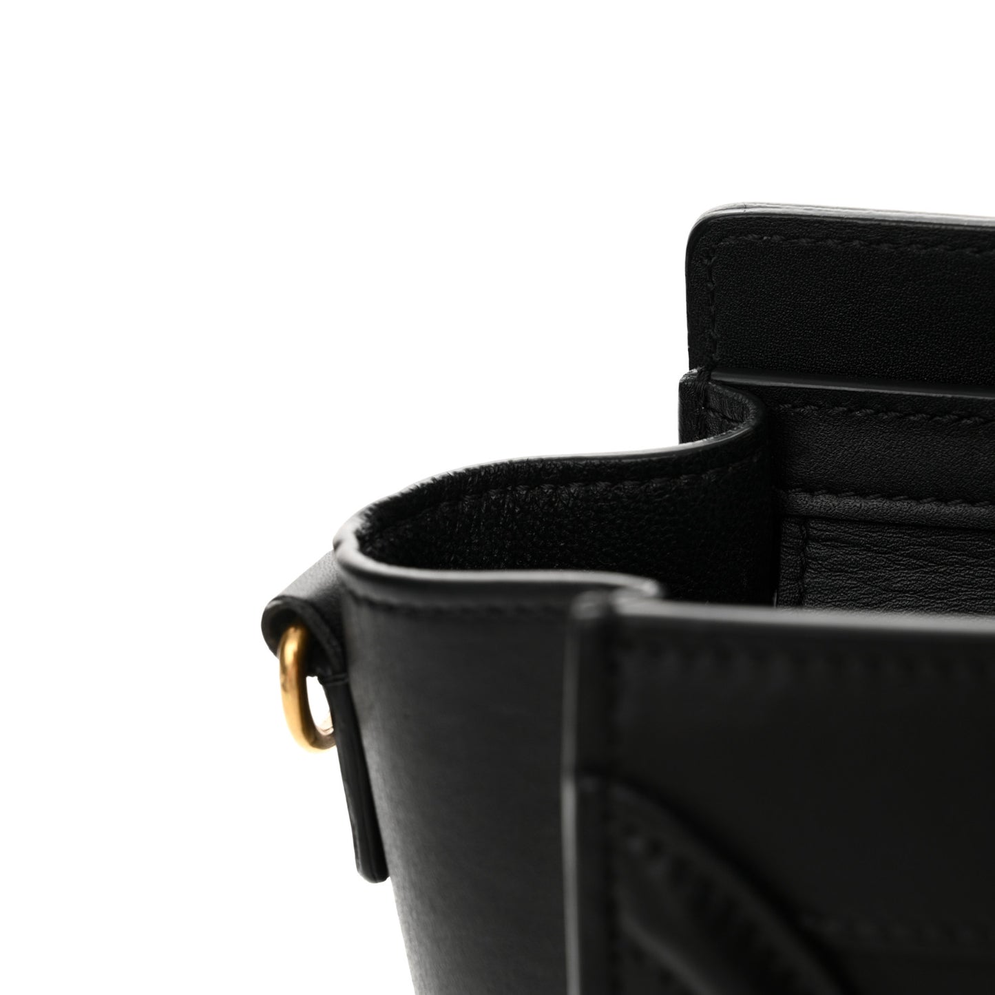 Smooth Calfskin Nano Luggage Black