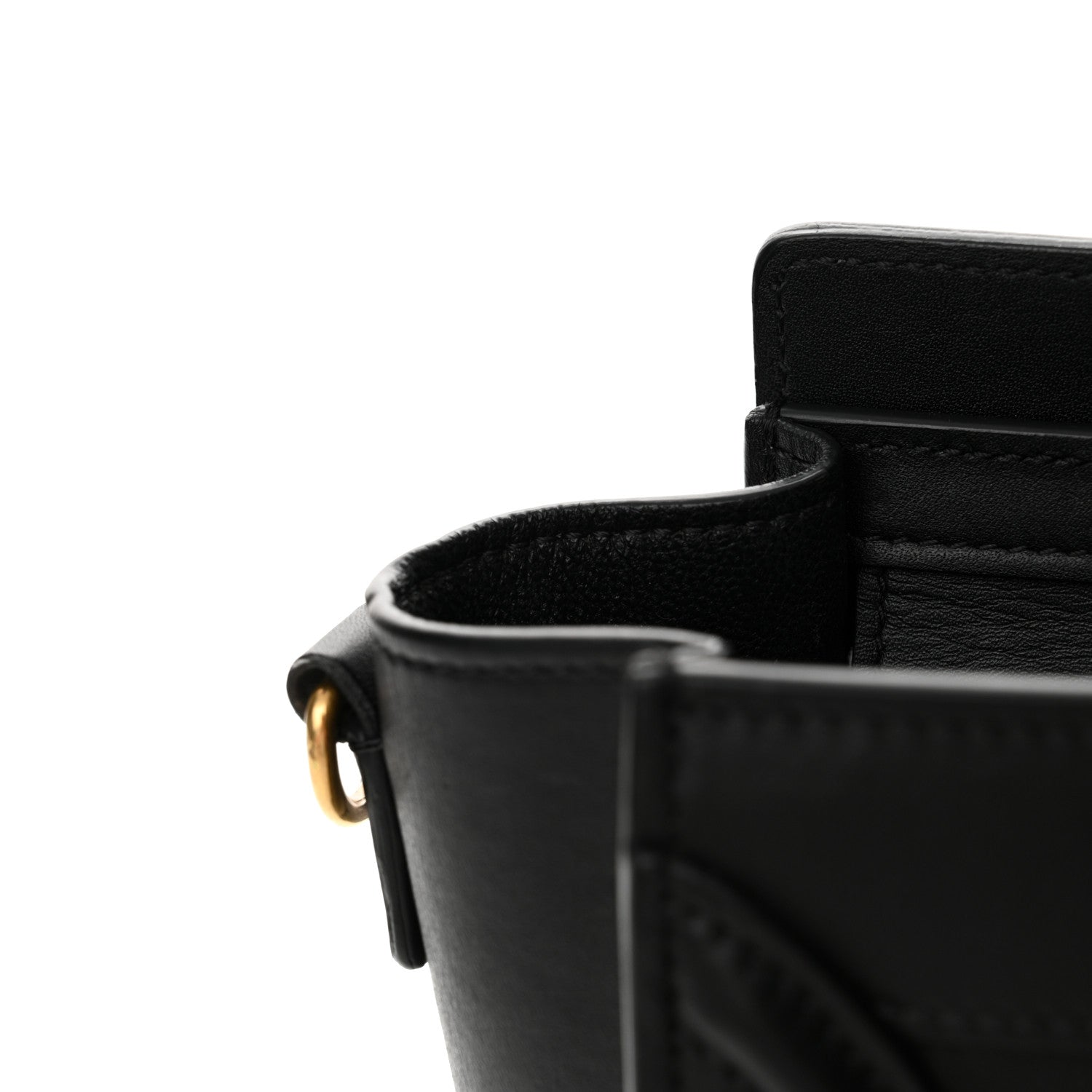 Celine Smooth Calfskin Nano Luggage Black 14 of 14