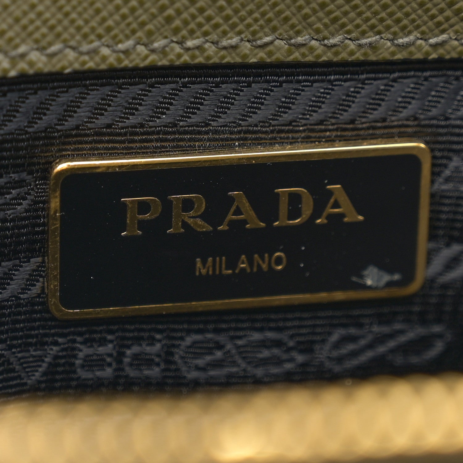Prada Saffiano Lux Medium Tote Militaire 7 of 14