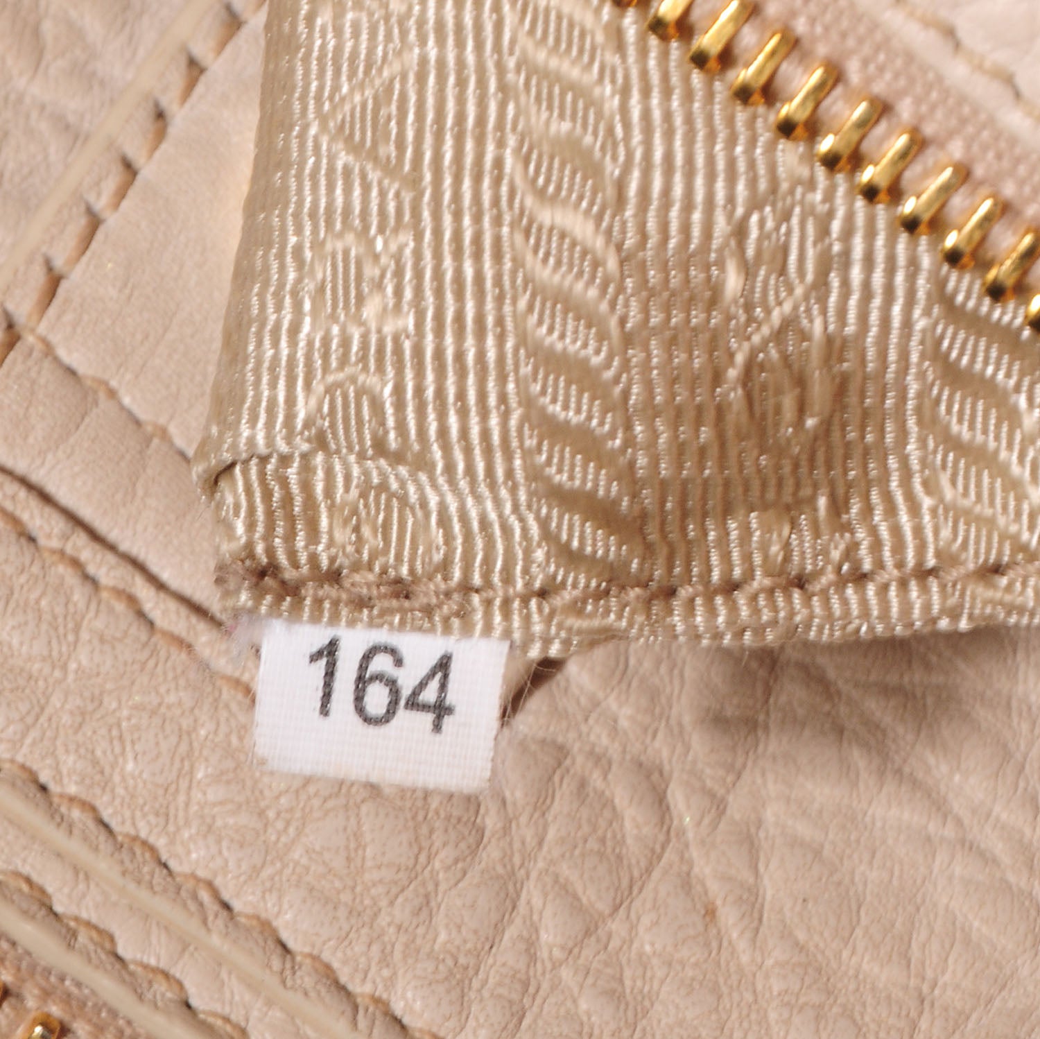 Prada Vitello Daino Large Double Zip Tote Talco 11 of 13