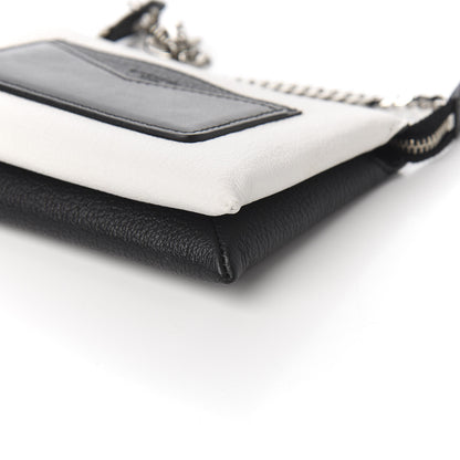 Givenchy Calfskin Duetto Pouch Black White 8 of 9