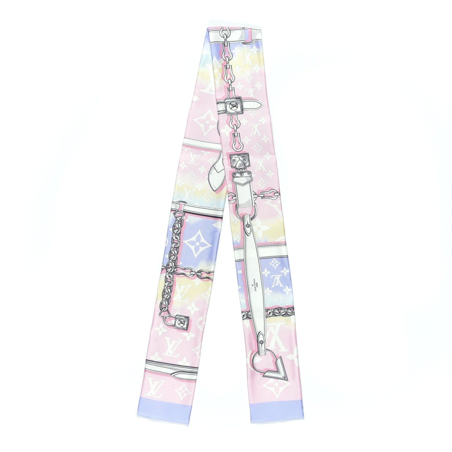 Louis Vuitton Silk Monogram Escale Confidential Bandeau Pink 1 of 3
