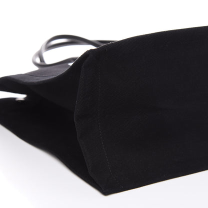 Saint Laurent Linen Calfskin Rive Gauche Tote Black 7 of 9