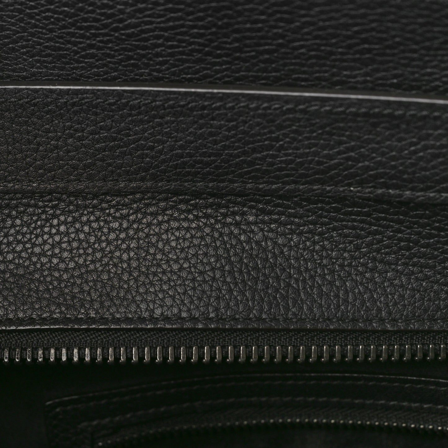 Drummed Calfskin Mini Luggage Black
