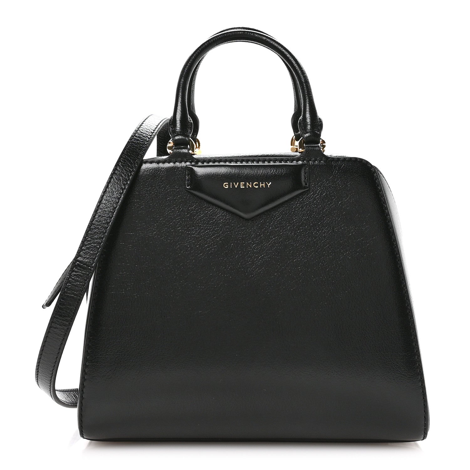 Givenchy Tumbled Buffalo Mini Antigona Cube Bag Black 1 of 10