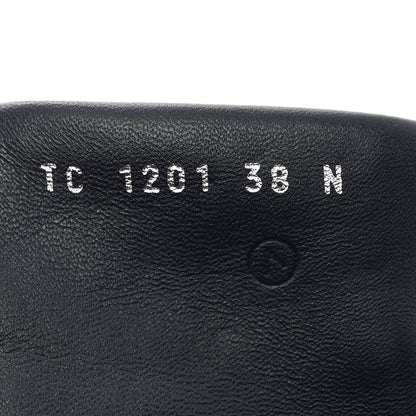 Louis Vuitton Nylon Monogram Womens Pool Pillow Comfort Mules 38 Navy Blue 8 of 8
