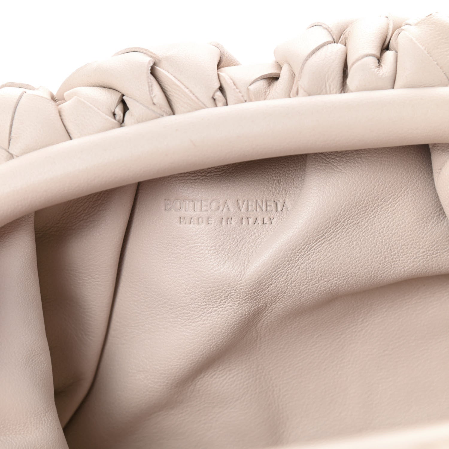 Bottega Veneta Nappa Intrecciato The Mini Pouch Plaster 6 of 12