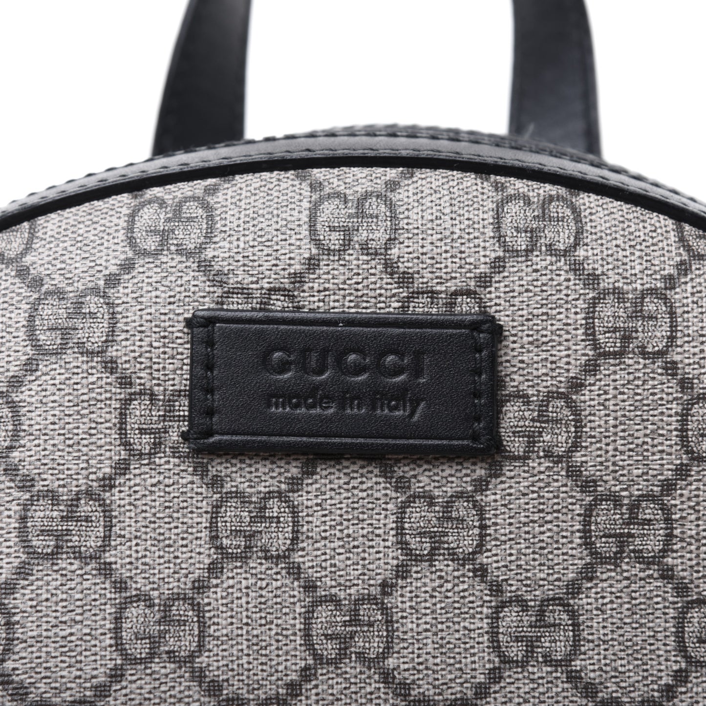 GG Supreme Monogram Small Eden Day Backpack Black