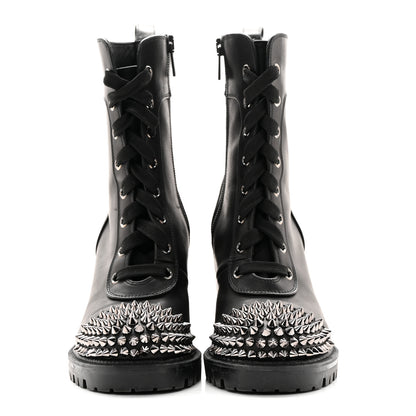 Christian Louboutin Calfskin Spikes TS Croc 70 Boots 35 Black 2 of 13