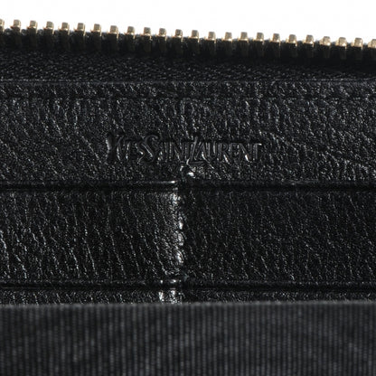 Saint Laurent Leather Muse Zip Around Wallet Black 6 of 8