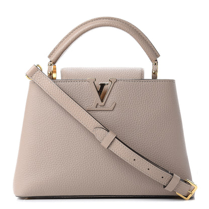 Louis Vuitton Taurillon Capucines BB Galet 1 of 9