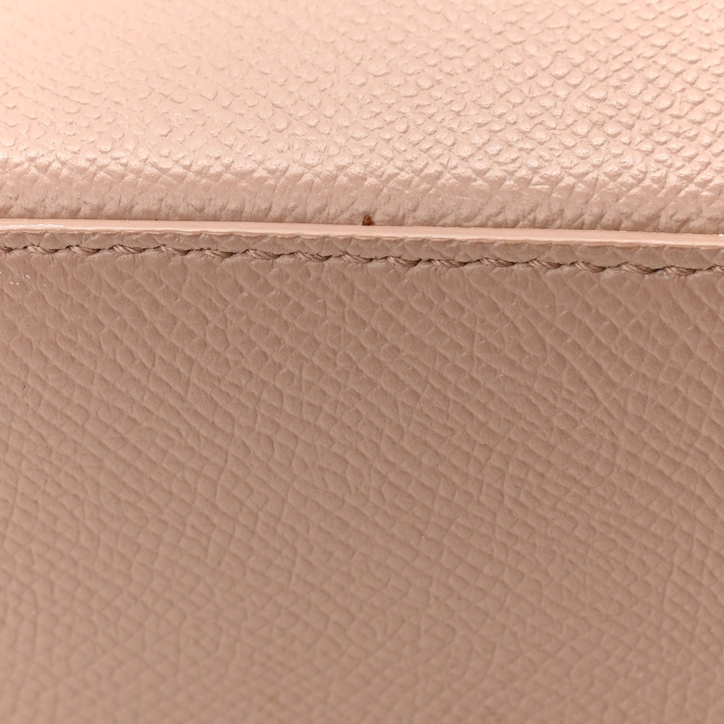 Grained Calfskin XXS Ville Top Handle Bag Beige Tapioca