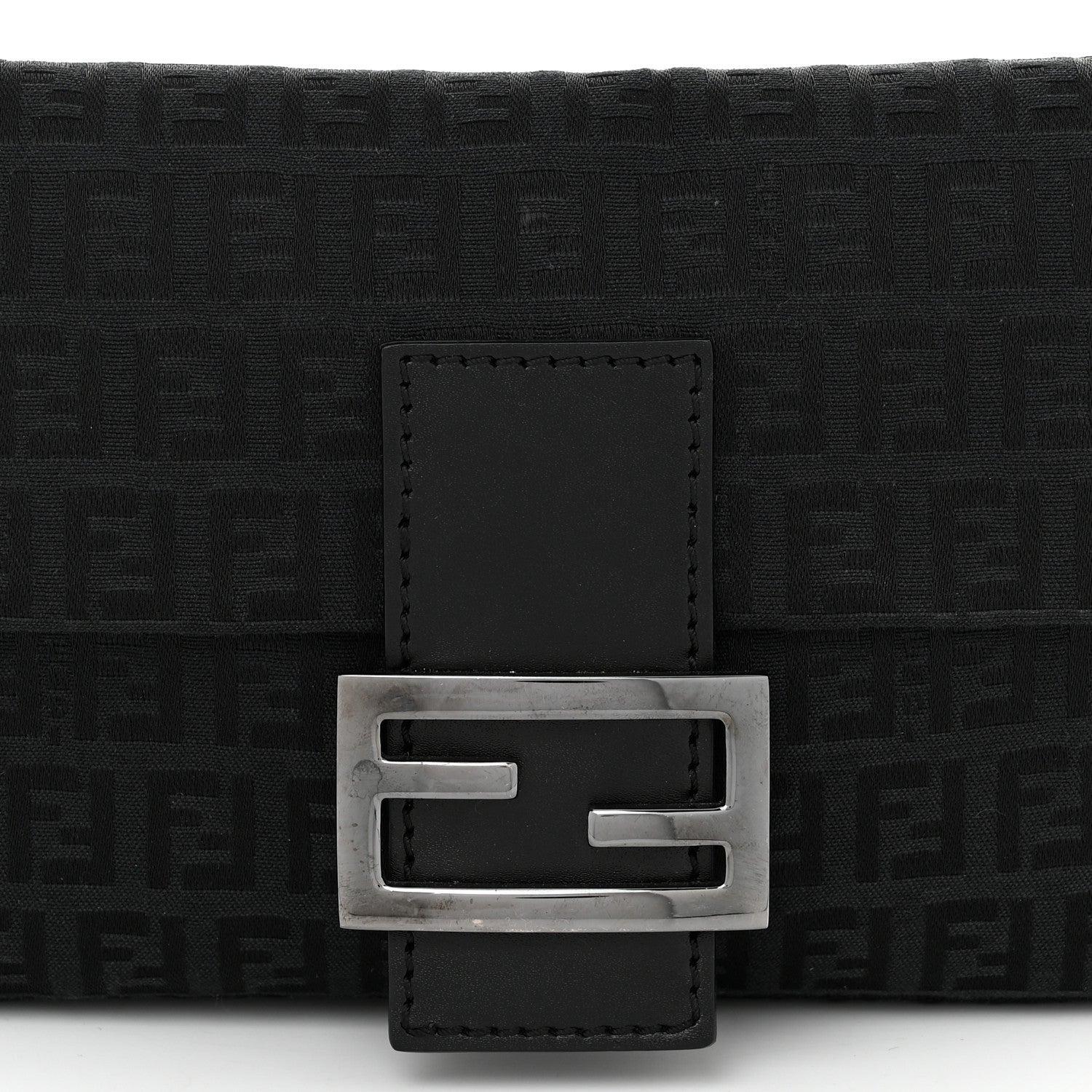 Fendi Zucchino Baguette Black 7 of 11