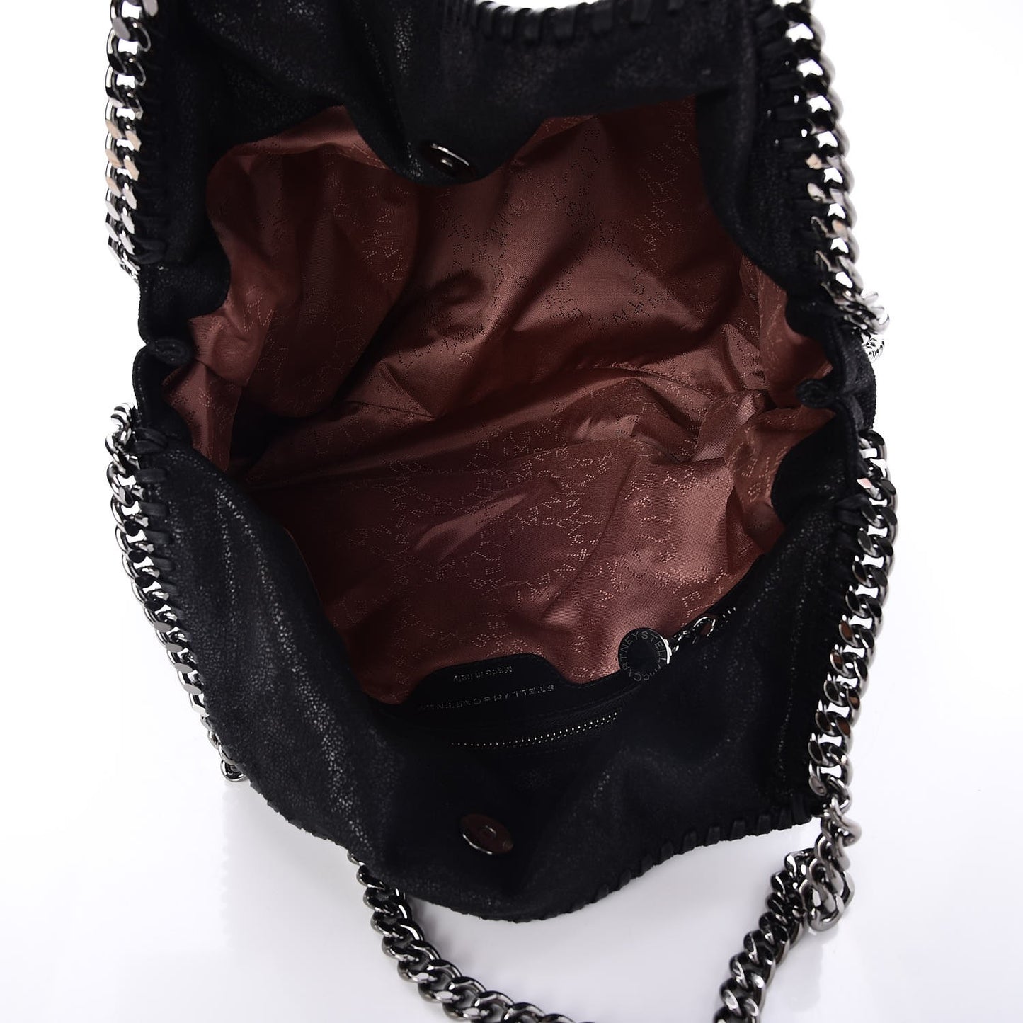 Shaggy Deer Small Falabella Tote Black