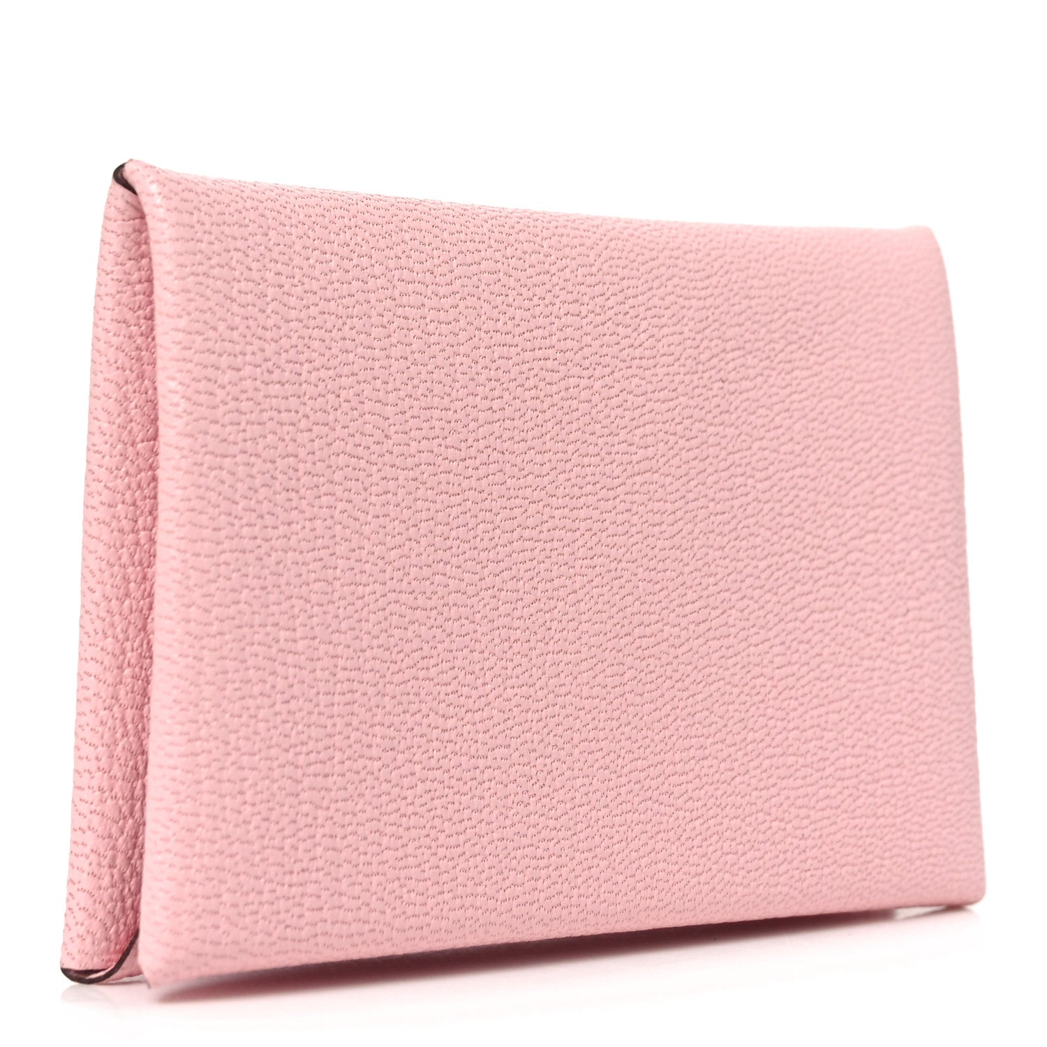 Hermes Epsom Calvi Card Case Rose Sakura 5 of 14